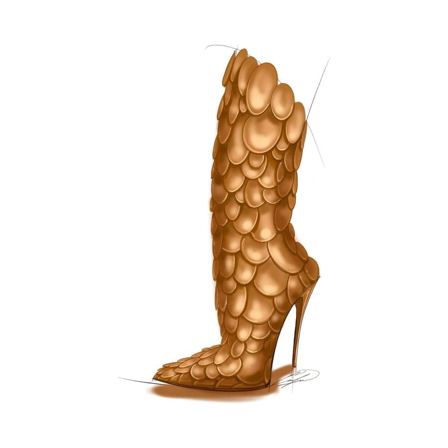 Footwear rendering 33 by Erin Lavigne
