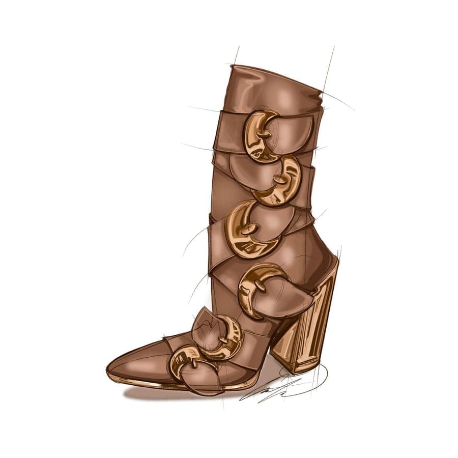 Footwear rendering 23 by Erin Lavigne
