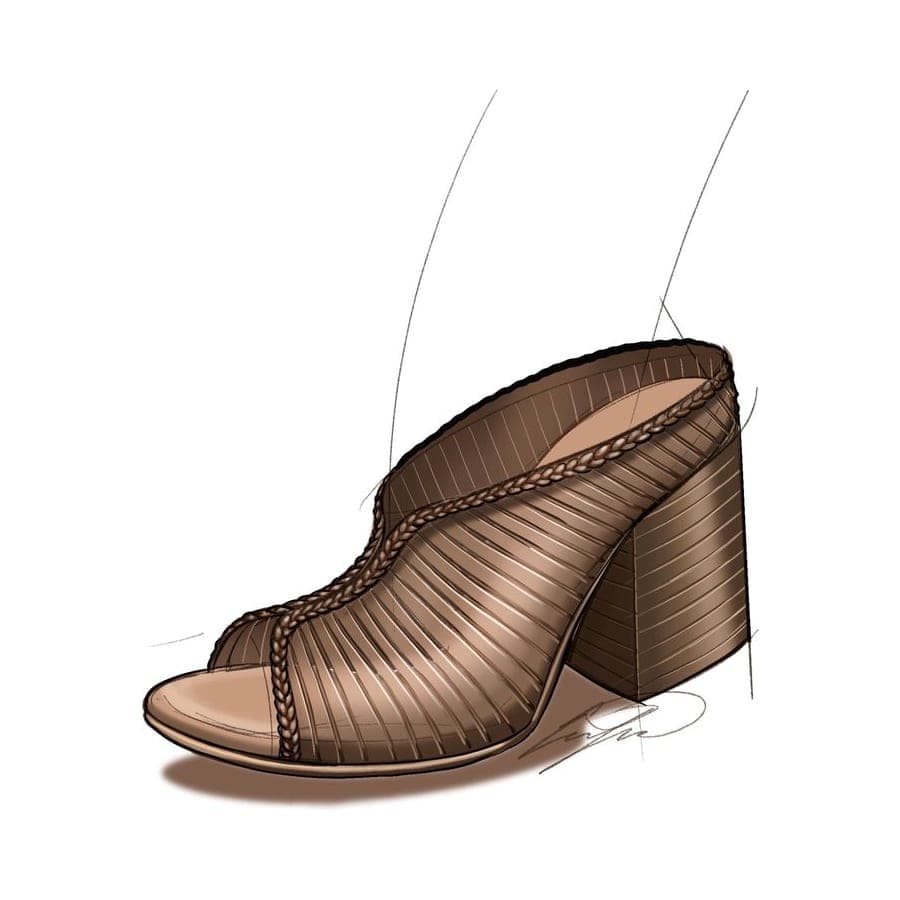 Footwear rendering 11 by Erin Lavigne