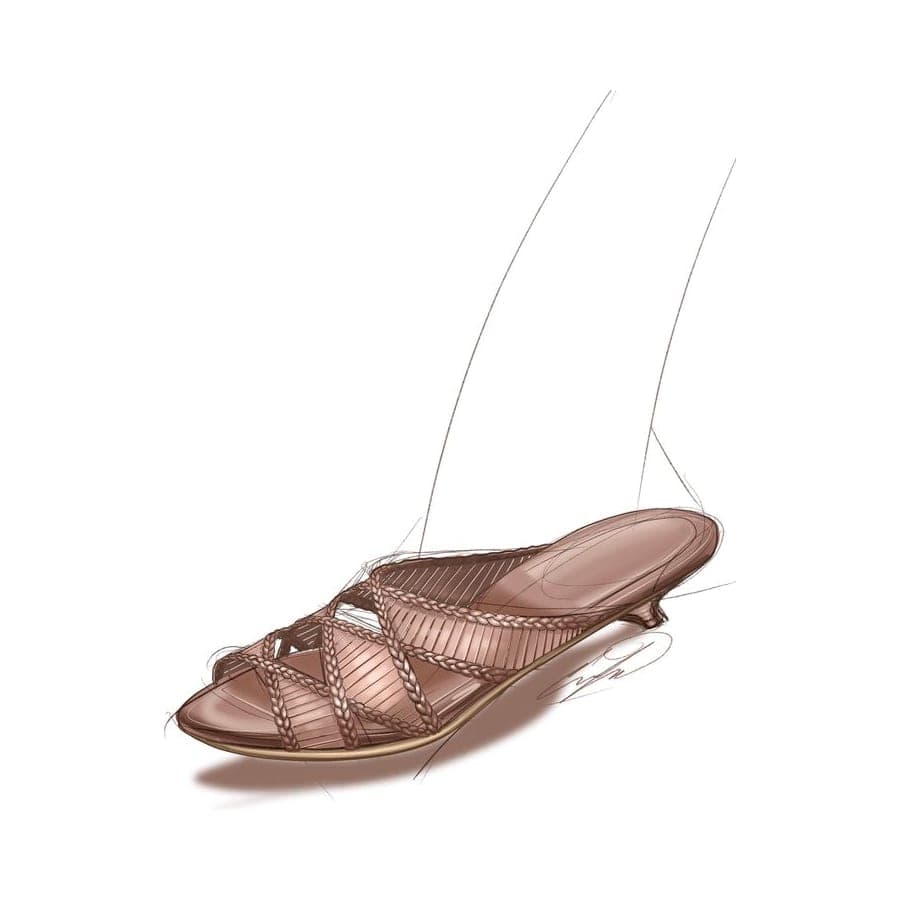 Footwear rendering 14 by Erin Lavigne