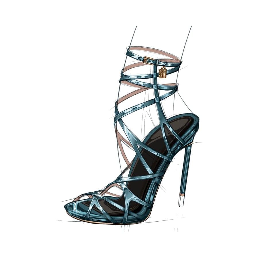 Footwear rendering 43 by Erin Lavigne