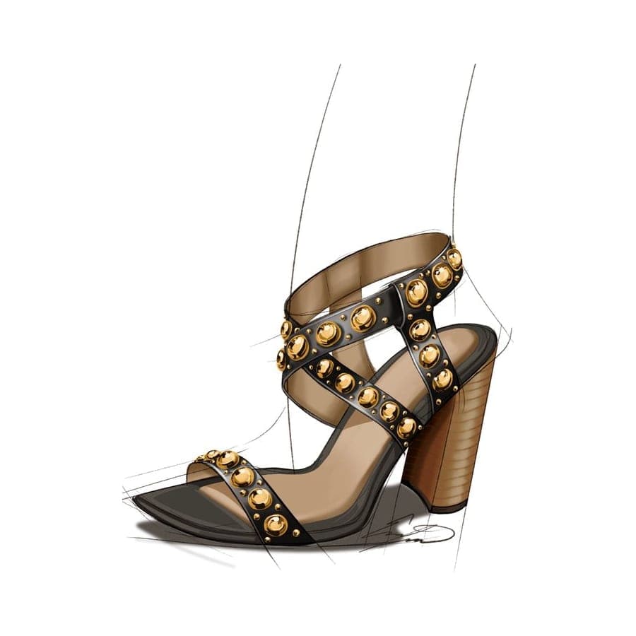 Footwear rendering 22 by Erin Lavigne