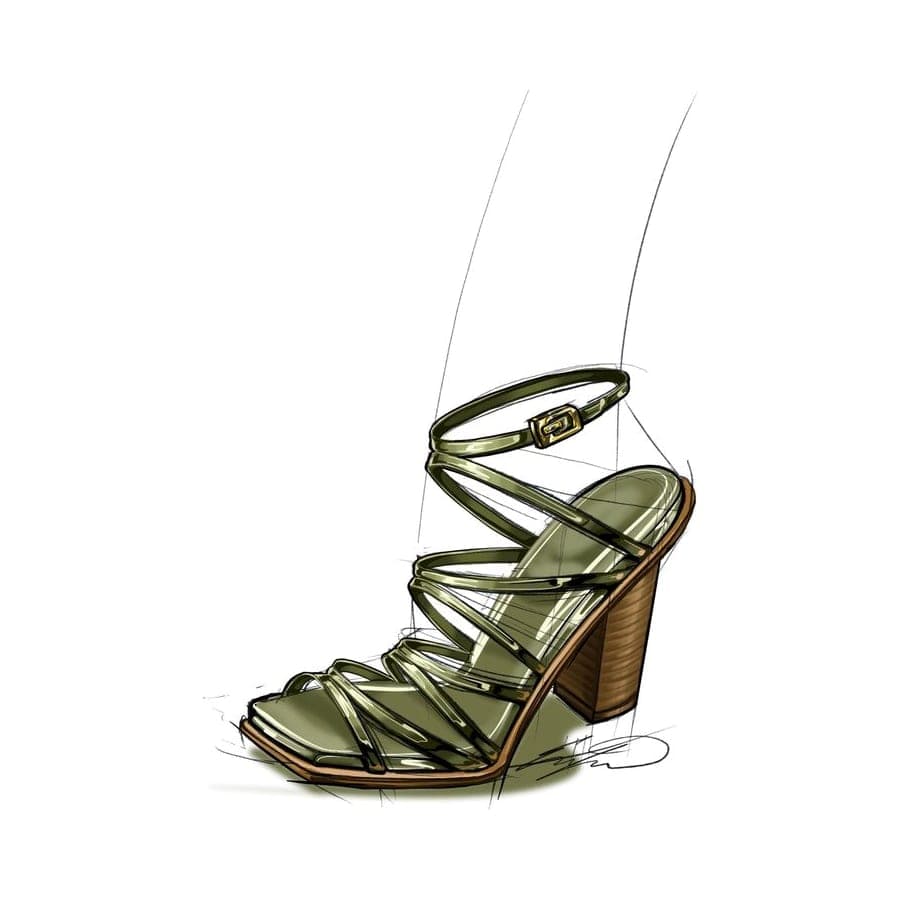 Footwear rendering 37 by Erin Lavigne