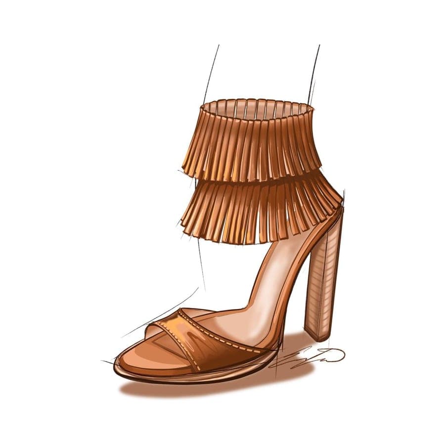 Footwear rendering 16 by Erin Lavigne